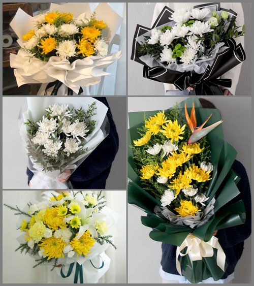 广东江门市开平市塘口镇四九圩社区白事花束代送
